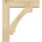 Ekena Millwork Imperial Block Rough Sawn Bracket w/ Offset Brace, Douglas Fir, 8"W x 32"D x 36"H BKT0806X32X36IMP05RDF - alternate 3